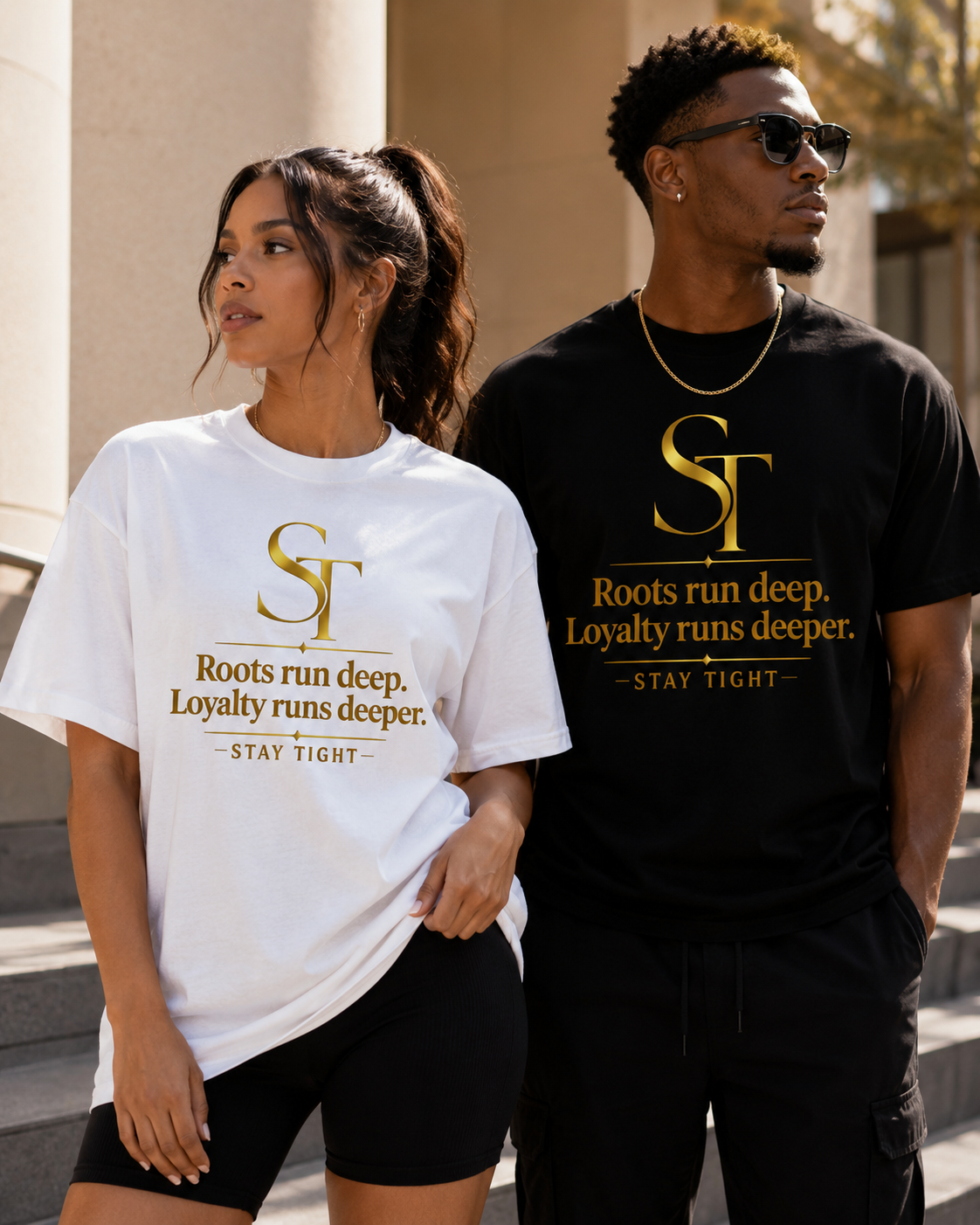 Stay Tight Roots Run Deep Premium Heavyweight Tee