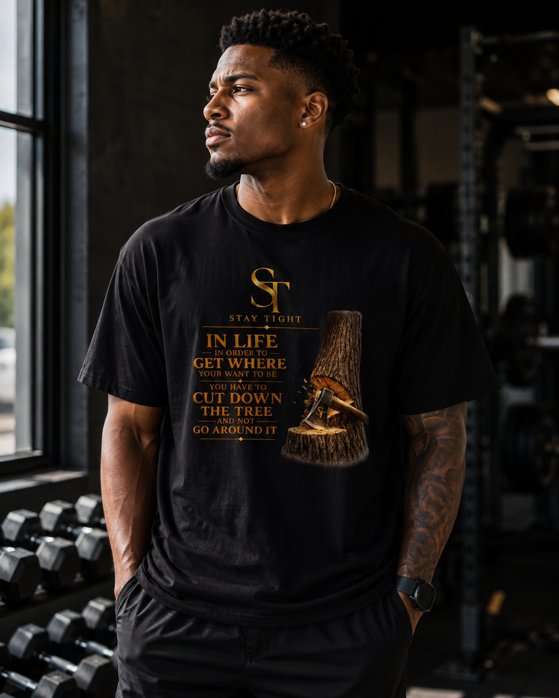Cut Down the Tree – Stay Tight Premium Heavyweight Tee