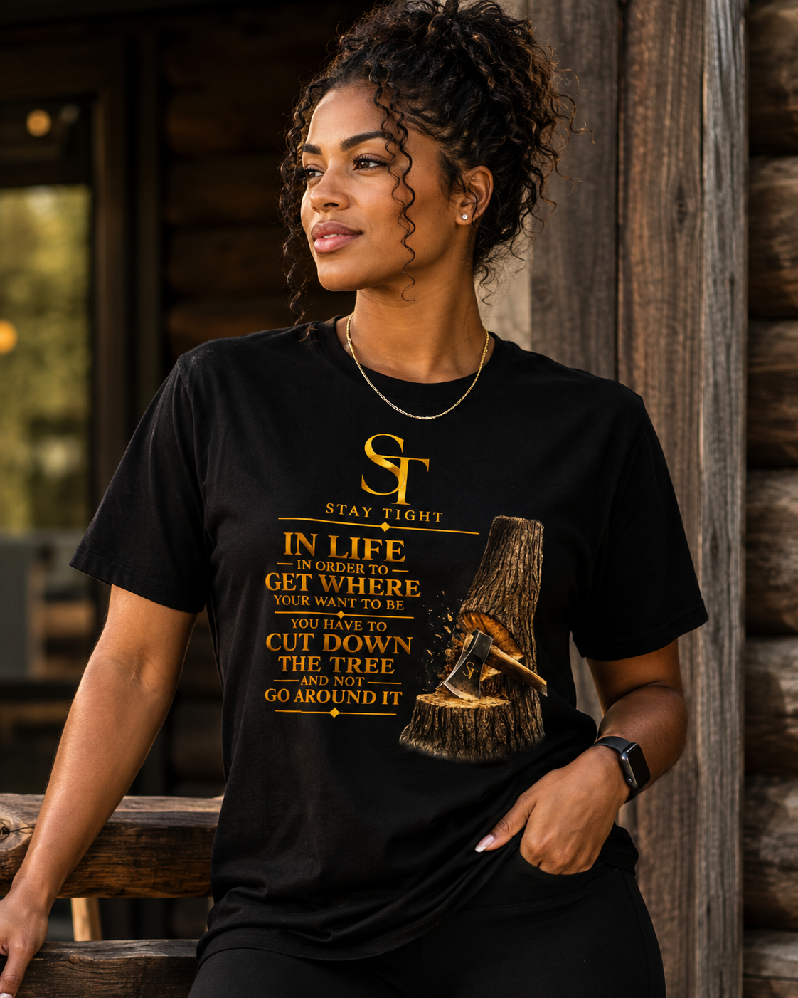 Cut Down the Tree – Stay Tight Premium Heavyweight Tee
