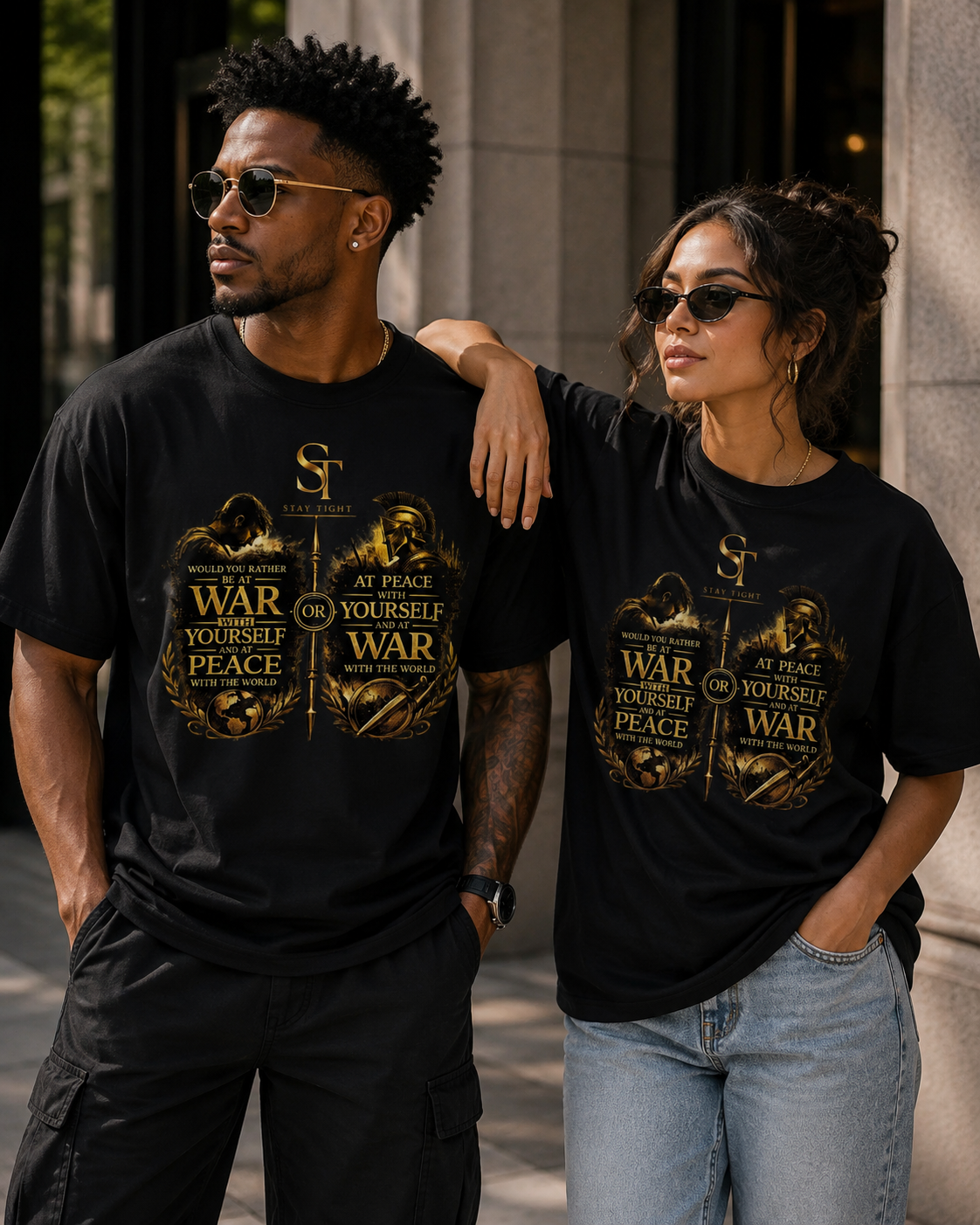 War Within, Peace Without – Stay Tight Premium Heavyweight Tee