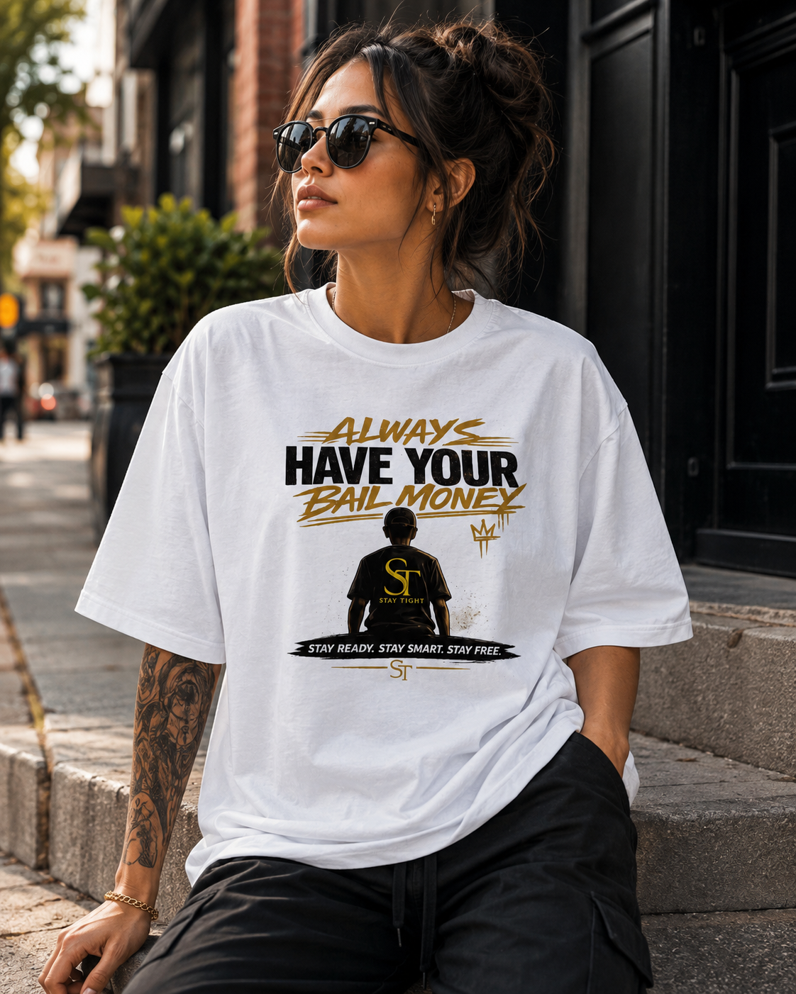 Always Have Your Bail Money | Premium Heavyweight Statement T-Shirt