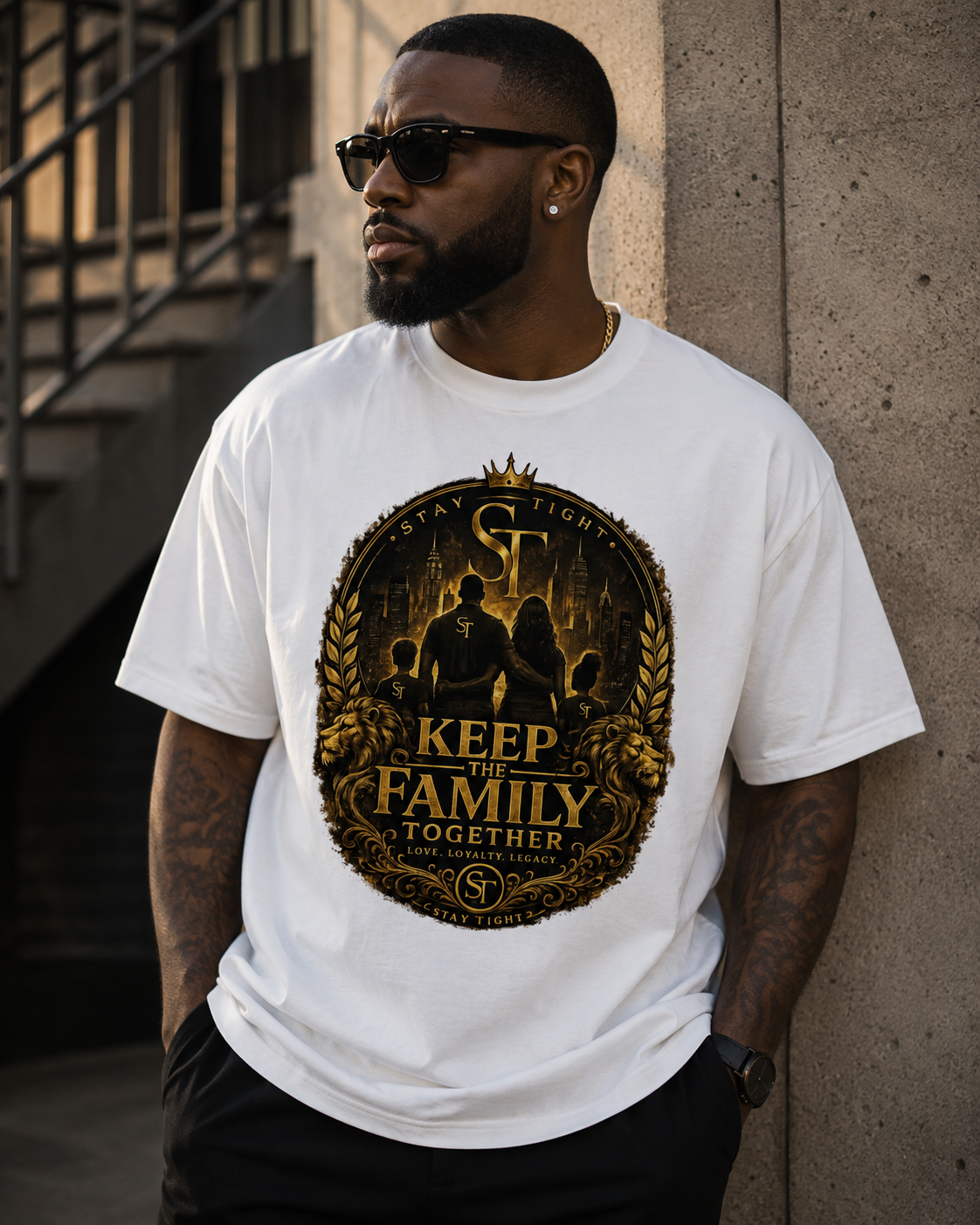 Keep the Family Together | Love, Loyalty & Legacy Graphic T-Shirt – Stay Tight
