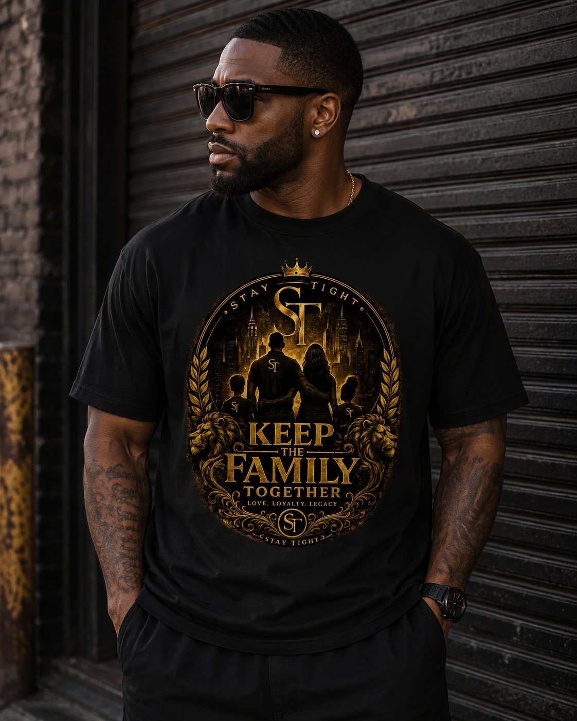Keep the Family Together | Love, Loyalty & Legacy Graphic T-Shirt – Stay Tight