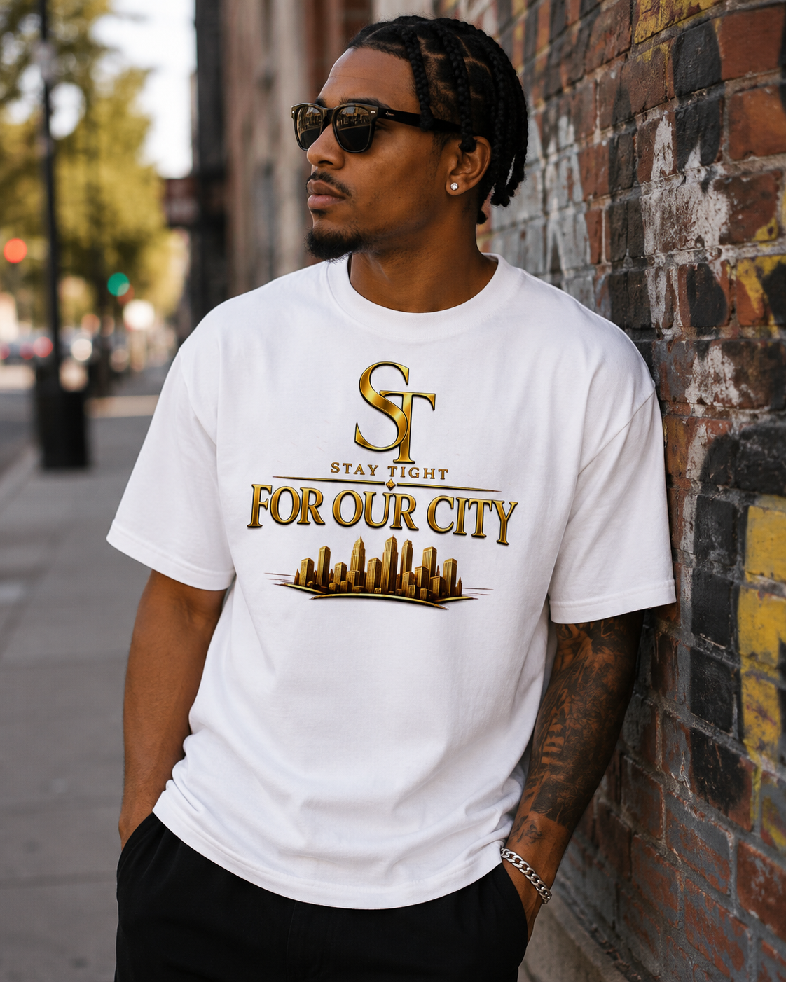 For Our City | Community & Purpose Graphic T-Shirt – Stay Tight