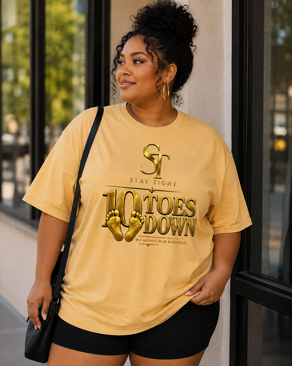 10 Toes Down | We About Our Business Graphic T-Shirt – Stay Tight