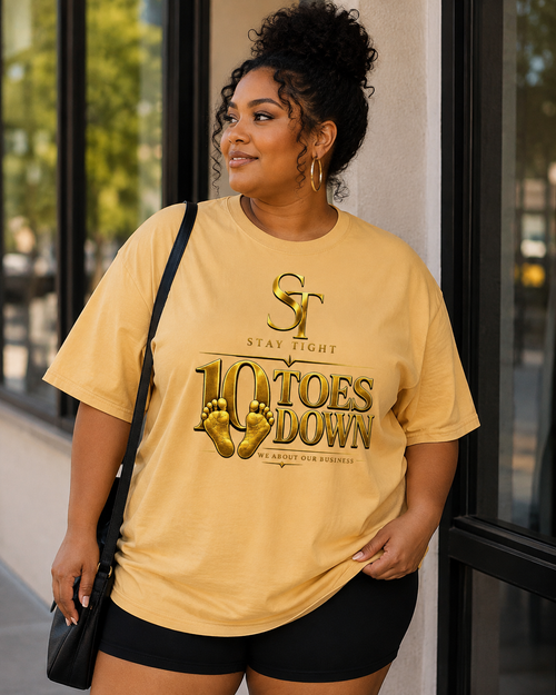 10 Toes Down | We About Our Business Graphic T-Shirt – Stay Tight