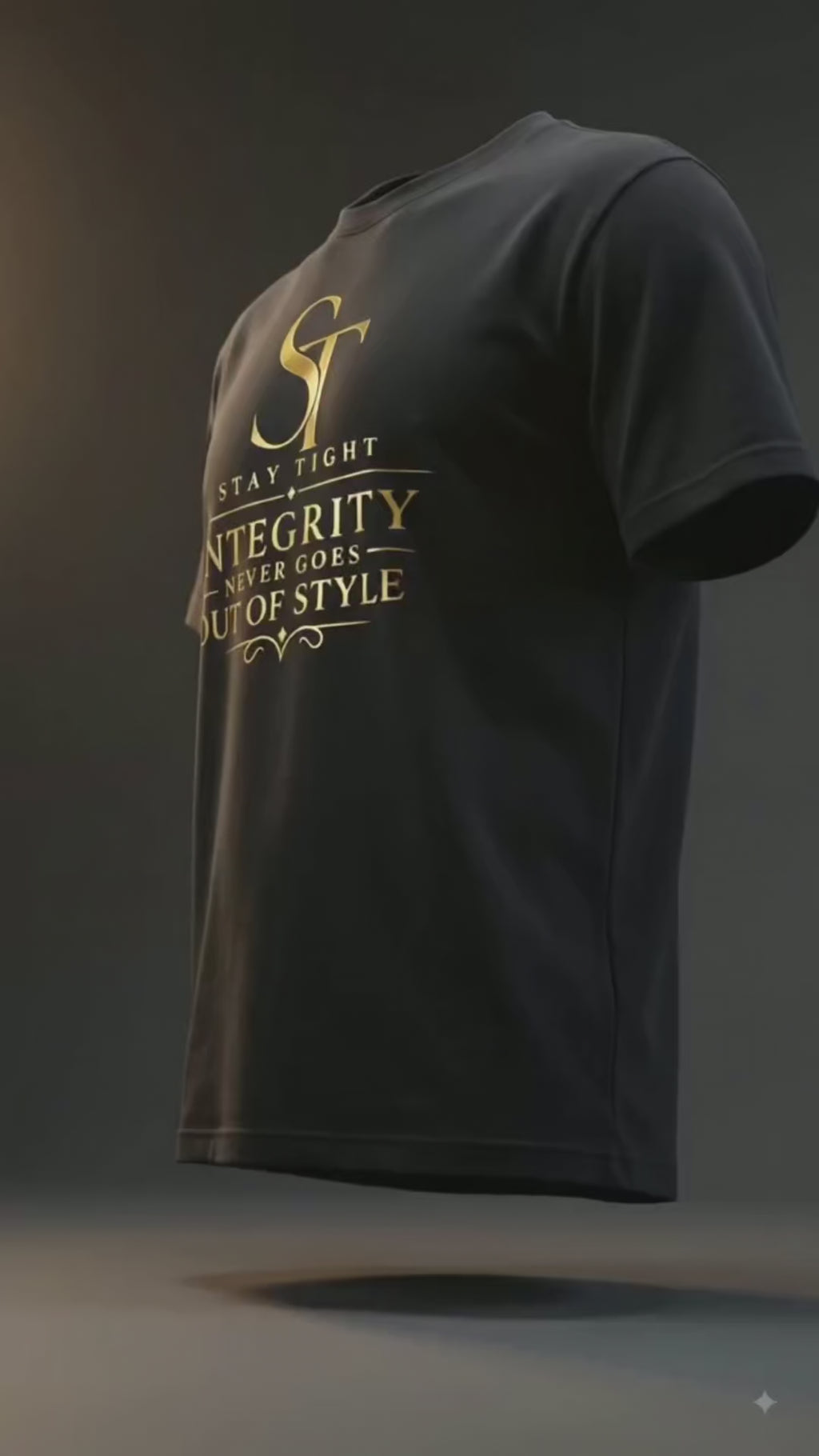 Integrity Never Goes Out of Style Premium Heavyweight Motivational Graphic T-Shirt | Stay Tight