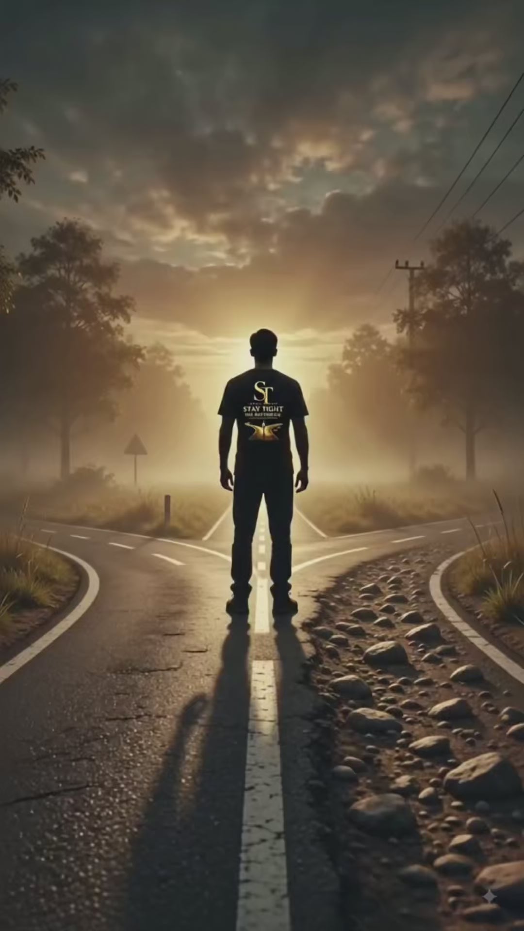 The Last Choice Is the Right One Premium Heavyweight Christian Graphic T-Shirt | Stay Tight