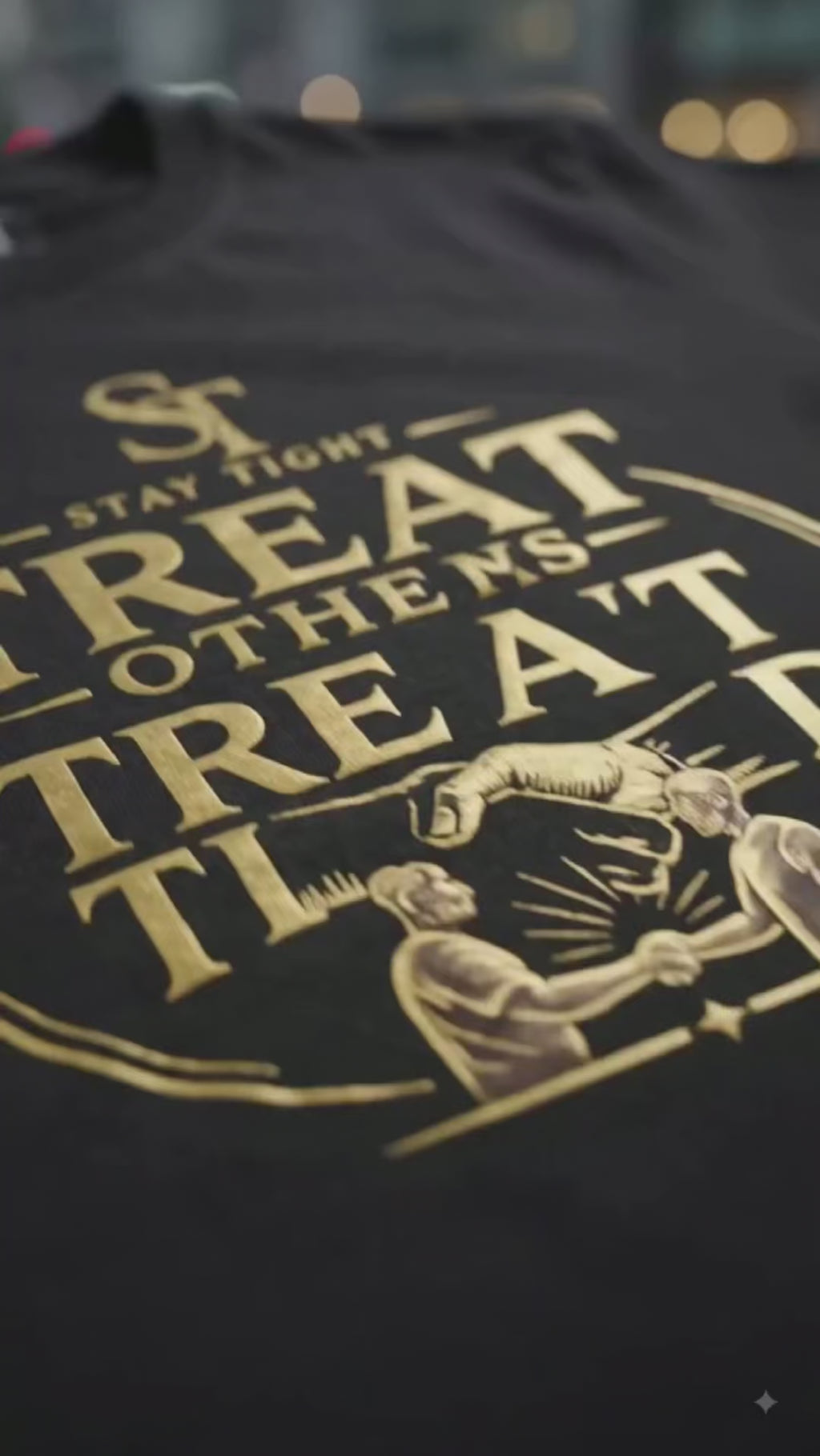 Treat Others the Way You Want to Be Treated Premium Heavyweight Graphic T-Shirt | Stay Tight