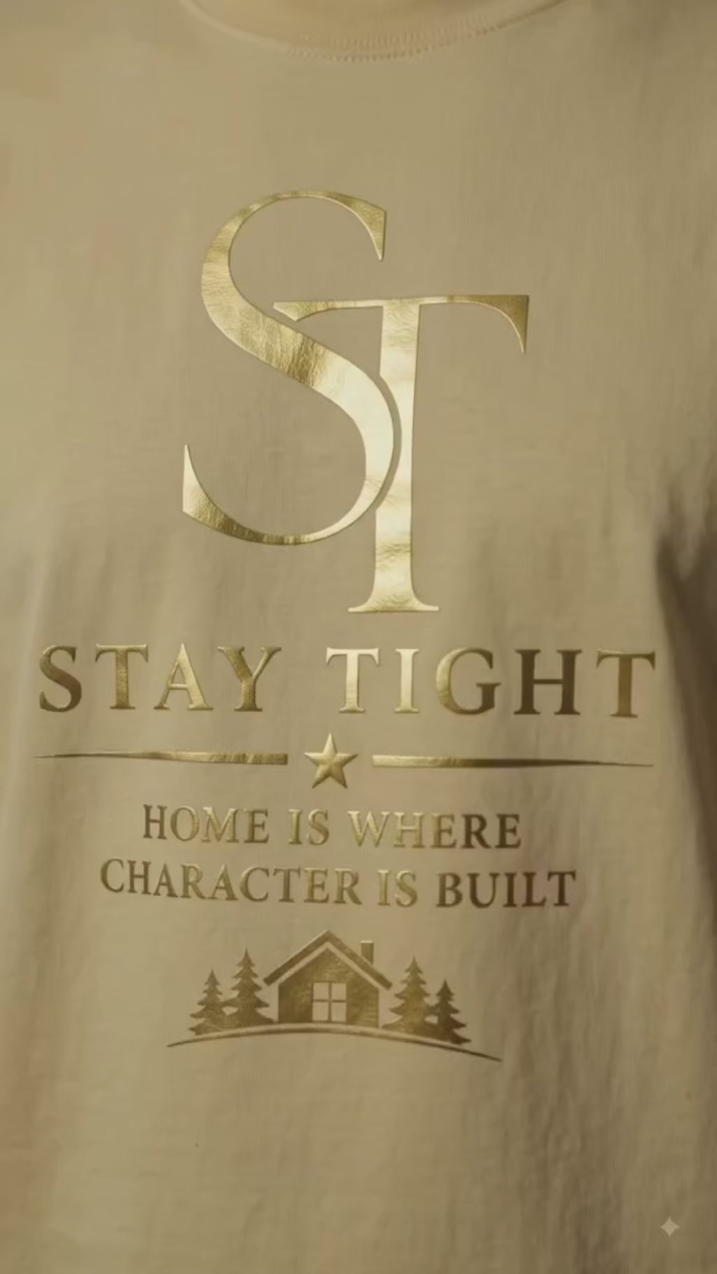 Home Is Where Character Is Built Premium Heavyweight Graphic T-Shirt | Stay Tight
