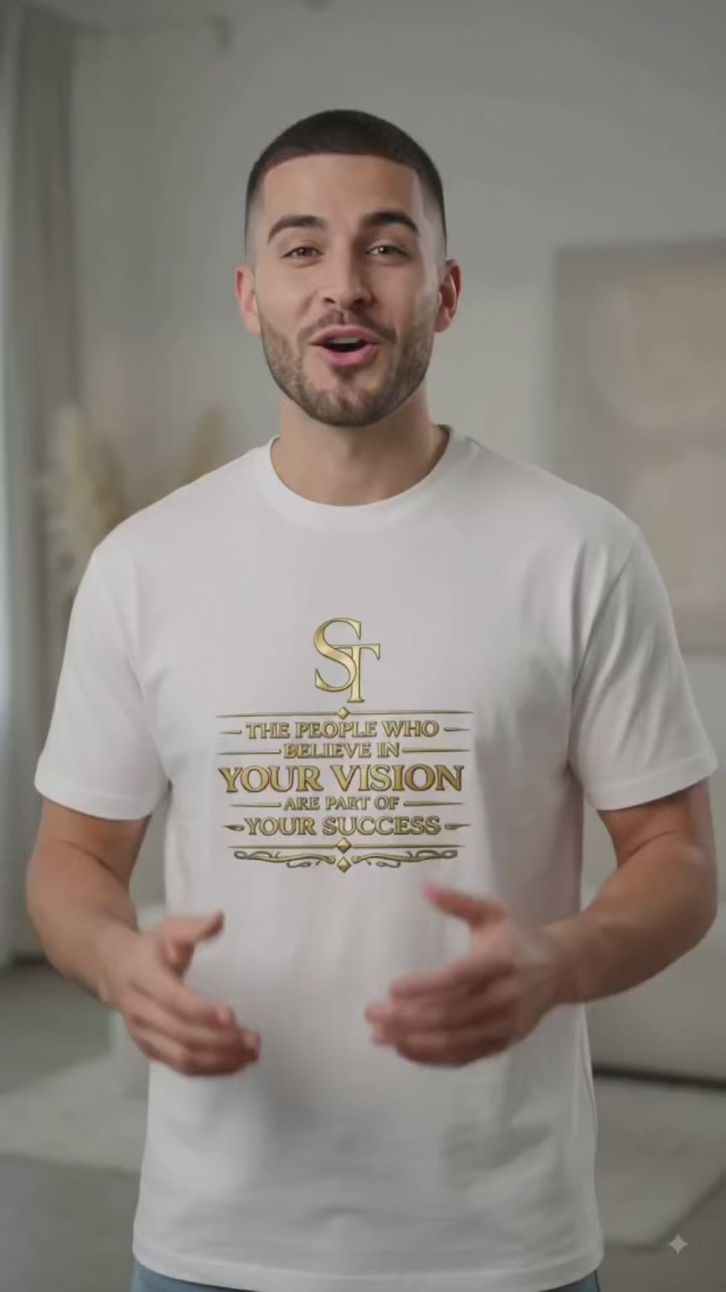 Believe in Your Vision – Stay Tight Premium Heavyweight Tee