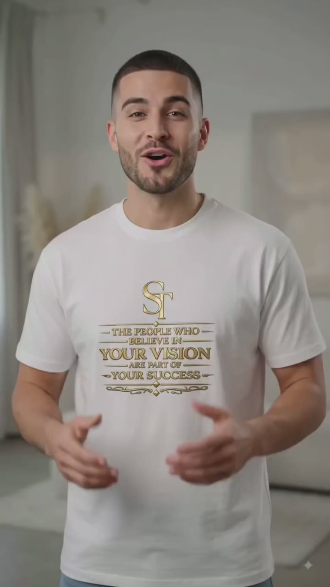 Believe in Your Vision – Stay Tight Premium Heavyweight Tee