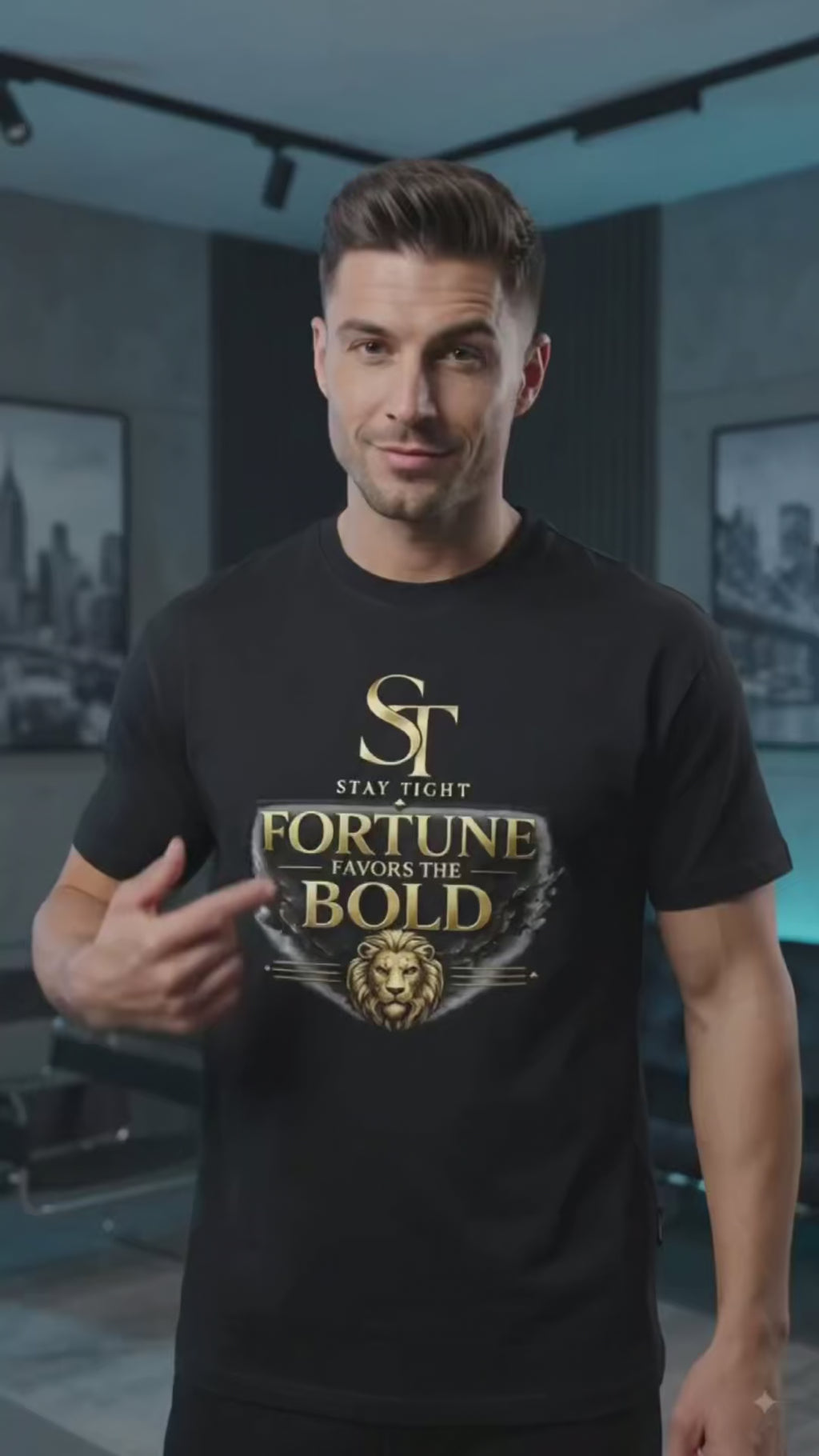 Fortune Favors the Bold – Stay Tight Premium Heavyweight Tee