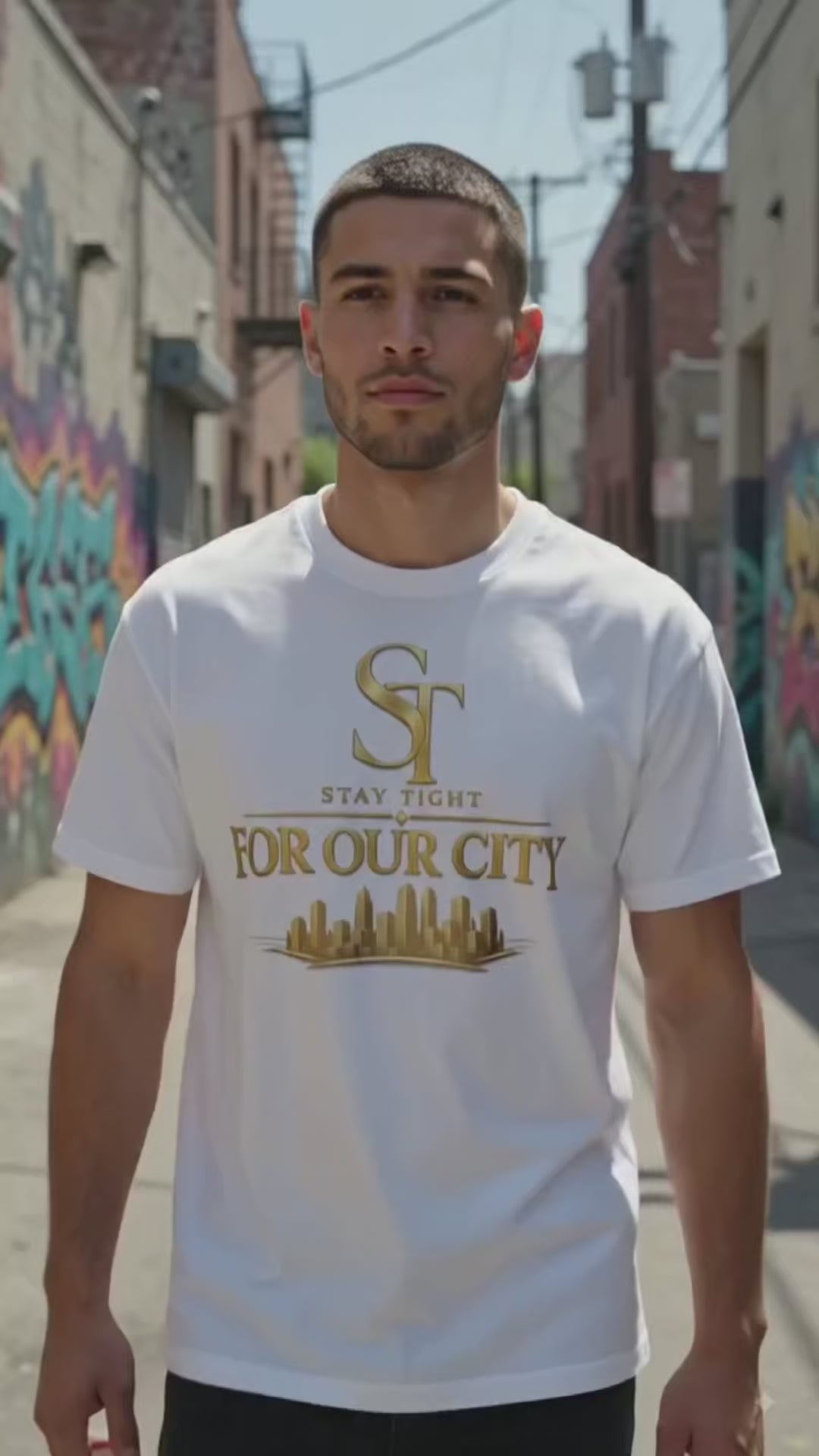 For Our City | Community & Purpose Graphic T-Shirt – Stay Tight