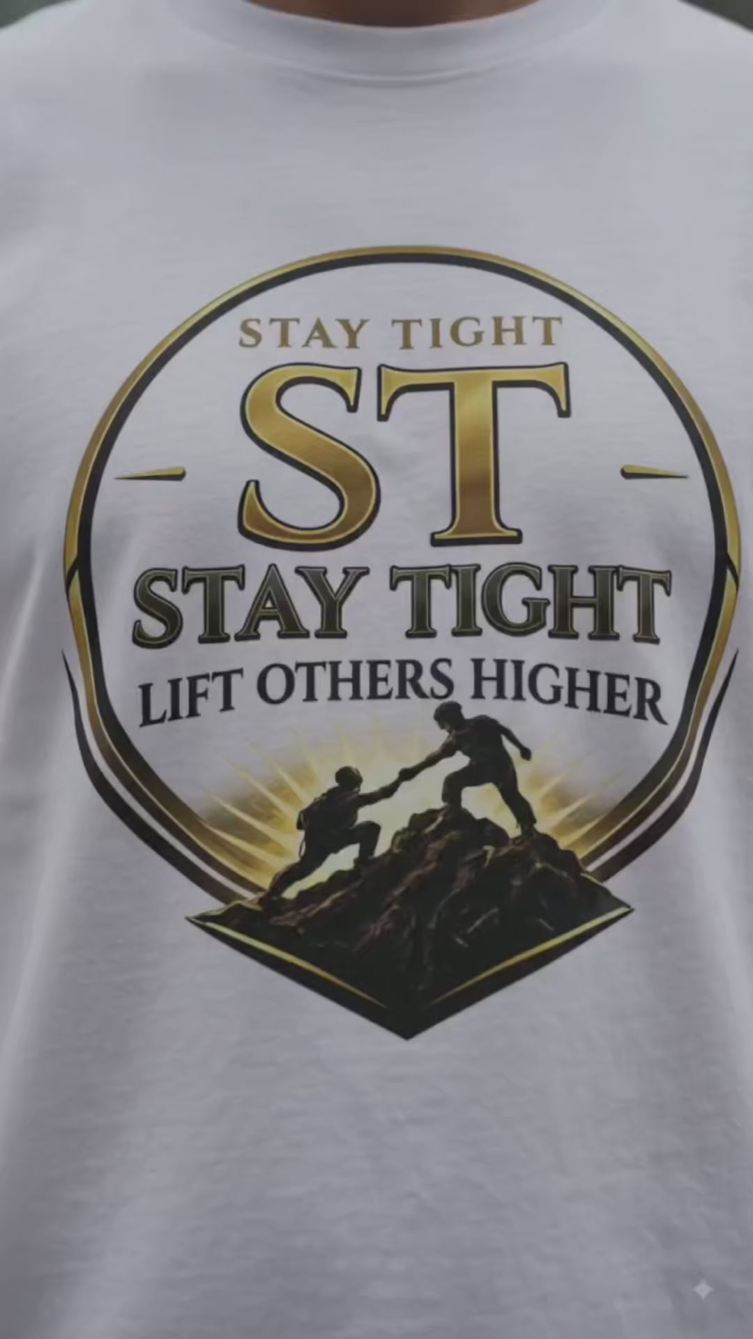 Lift Others Higher Premium Heavyweight Brotherhood Graphic T-Shirt | Stay Tight