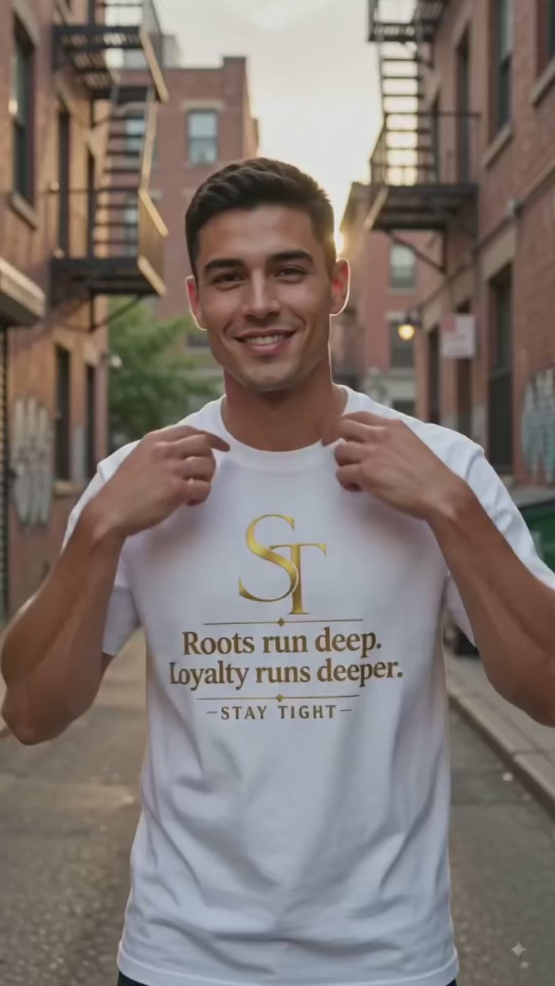 Stay Tight Roots Run Deep Premium Heavyweight Tee