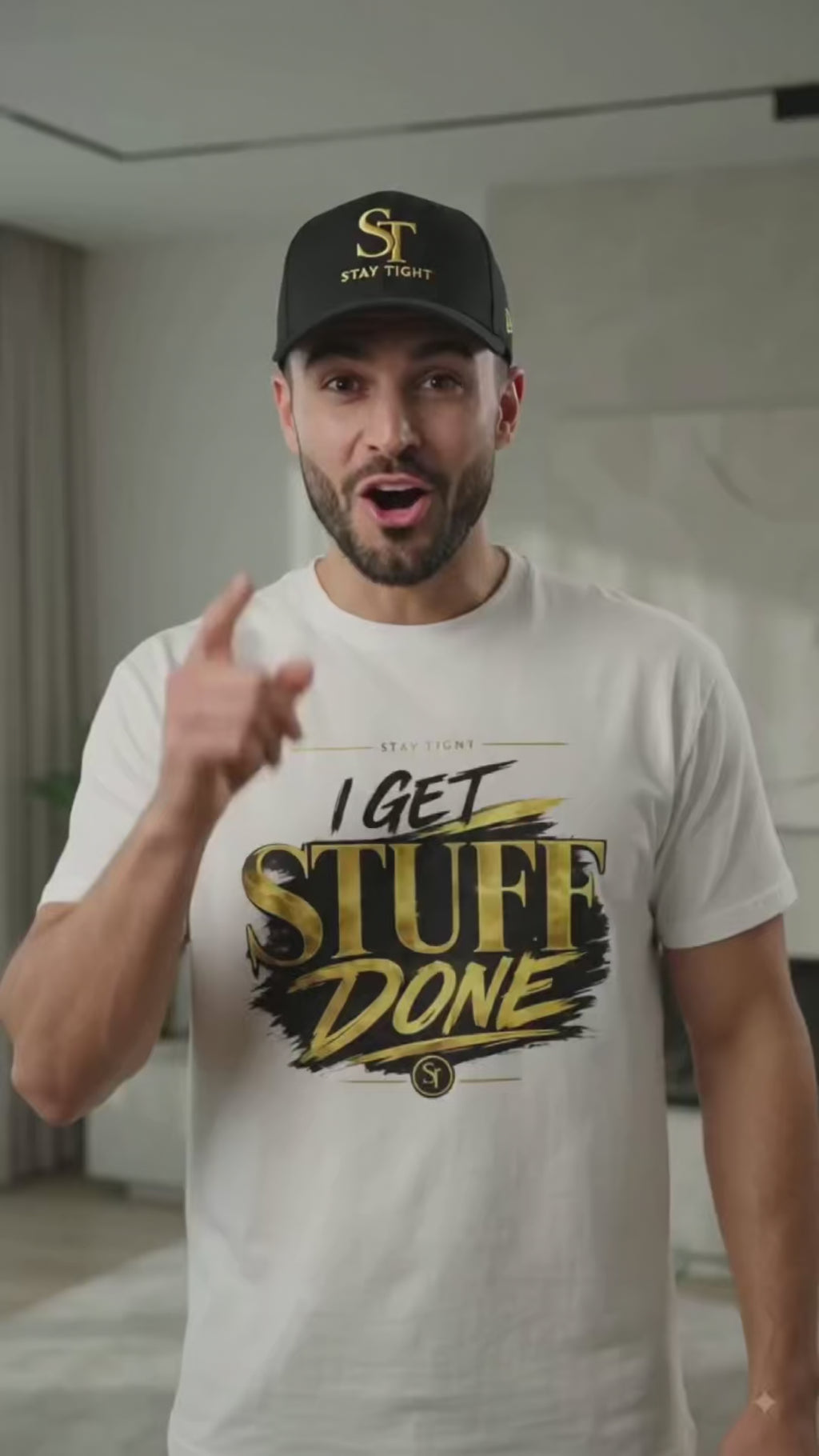 I Get Stuff Done | Motivational Productivity Graphic T-Shirt – Stay Tight